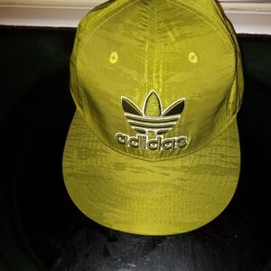 adidas Olive Trefoil Snapback Hat